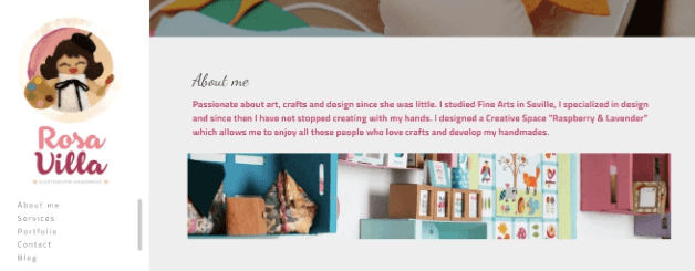 平面設計師簡歷網站範例六 平面設計師簡歷網站範例六